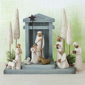 1pc, Nativity Figurine, Nativity Sculpted, Hand-Painted Nativity Figures, Holiday Decor, Christmas Decor, Wedding Decor, Holiday Gift, Christmas