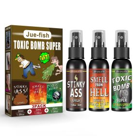 3P Fart Spray Extra Strong 30ml Potent Stink Spray Non Toxic Fart Bomb Prank Stuff Hilarious Gag Gifts For Adults Or Kids (Option: 3P)